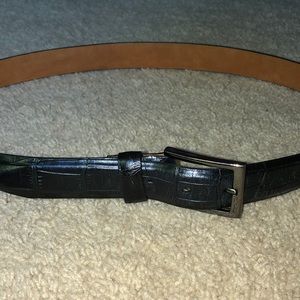 Men's Remo Tulliani Calfskin Leather Belt Sz 38